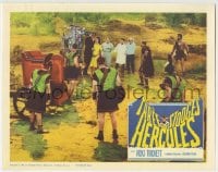 8j930 THREE STOOGES MEET HERCULES LC 1961 Moe Howard, Larry Fine & Joe DeRita sent back in time!