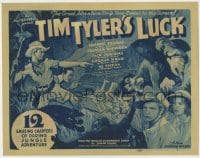 8j327 TIM TYLER'S LUCK whole serial TC 1937 Universal, cool art of Frankie Thomas & wild animals!