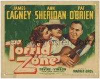 8j331 TORRID ZONE TC 1940 James Cagney, Ann Sheridan, Pat O'Brien in the tropics!