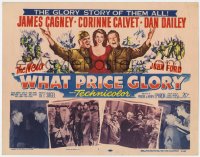 8j346 WHAT PRICE GLORY TC 1952 James Cagney, Corinne Calvet, Dan Dailey, directed by John Ford!