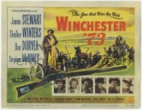 8j350 WINCHESTER '73 TC 1950 James Stewart, Shelley Winters, Dan Duryea, the gun that won the West!