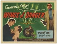 8j351 WINGS OF DANGER TC 1952 Terence Fisher film noir, counterfeit cargo, a fortune in loot!