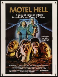 8k046 MOTEL HELL 30x40 1980 it takes all kinds of critters to make Farmer Vincent Fritters!