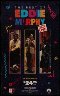8k192 BEST OF EDDIE MURPHY SATURDAY NIGHT LIVE 23x37 video poster 1989 Mr. Robinson, James Brown!