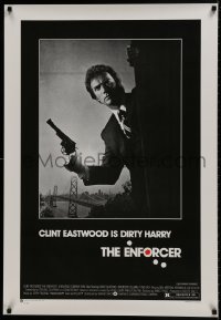 8k313 ENFORCER 26x38 commercial poster 1976 Clint Eastwood as Dirty Harry holding .44 magnum!