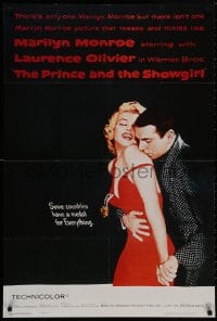 8k360 PRINCE & THE SHOWGIRL 27x40 commercial poster 1980s Olivier nuzzles Marilyn Monroe's shoulder!
