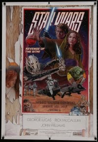 8k365 REVENGE OF THE SITH style D 27x40 commercial poster 2007 Star Wars Episode III, Busch parody!