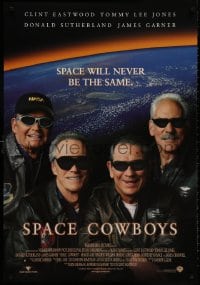 8k371 SPACE COWBOYS 27x39 French commercial poster 2000 Eastwood, Lee Jones, Sutherland & Garner!