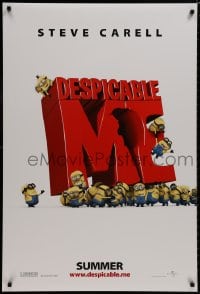 8k653 DESPICABLE ME advance DS 1sh 2010 Summer style, Steve Carell, cute CGI, superbad, superdad!