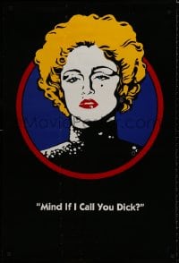 8k654 DICK TRACY teaser 1sh 1990 Disney, great artwork of Madonna as Breathless Mahoney!