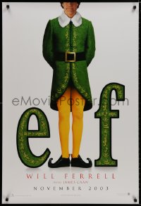 8k669 ELF teaser 1sh 2003 Jon Favreau directed, James Caan & Will Ferrell in Christmas comedy!