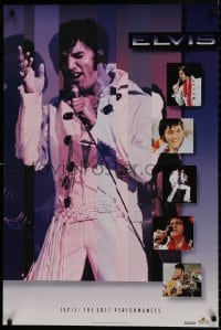 8k196 ELVIS: THE LOST PERFORMACES 24x36 video poster 1992 Certified Collectors Edition, great images!