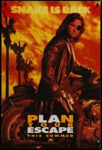8k671 ESCAPE FROM L.A. teaser DS 1sh 1996 John Carpenter, Kurt Russell returns as Snake Plissken!