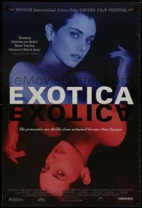 8k673 EXOTICA 1sh 1995 Atom Egoyan directed, Canadian nightclub sex, sexy stripper!