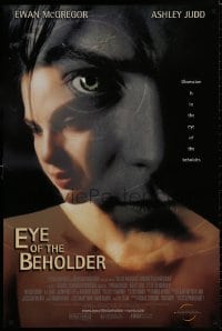 8k674 EYE OF THE BEHOLDER DS 1sh 1999 different image of Ewan McGregor & pretty Ashley Judd!