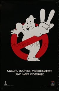 8k198 GHOSTBUSTERS 2 teaser 22x34 video poster 1989 Ivan Reitman, best huge image of ghost logo!