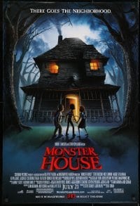 8k796 MONSTER HOUSE advance DS 1sh 2006 there goes the neighborhood, see it in 3-D!