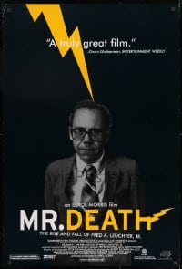 8k800 MR. DEATH 1sh 1999 The Rise and Fall of Fred A. Leuchter, Jr., Holocaust denier, black style!