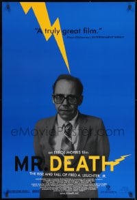 8k801 MR. DEATH 1sh 1999 The Rise and Fall of Fred A. Leuchter, Jr., Holocaust denier, blue style!