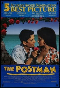 8k830 POSTMAN awards 1sh 1995 Italian romance, Philipe Noiret, Massimo Troisi, Il Postino!