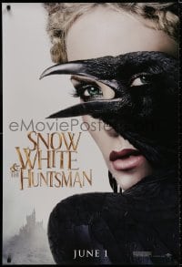 8k897 SNOW WHITE & THE HUNTSMAN teaser 1sh 2012 sexy Charlize Theron, June 1, clever design!