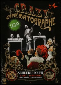 8k137 CRAZY CINEMATOGRAPHE 24x33 film festival poster 2009 Georges Melies playing banjo!