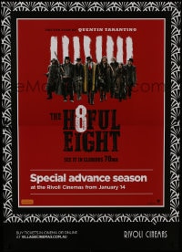 8k242 HATEFUL EIGHT 33x47 Australian special poster 2015 Tarantino, see it in glorious 70mm!
