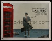 8m099 LOCAL HERO linen British quad 1983 Bill Forsyth Scotland classic, Riegert by phone booth!