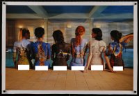 8m207 PINK FLOYD linen 24x36 commercial poster 2015 models painted with album art on their backs!
