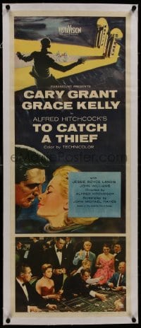 8m224 TO CATCH A THIEF linen insert 1955 Grace Kelly, Cary Grant, Hitchcock, roulette gambling scene!