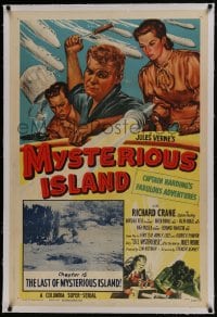 8m401 MYSTERIOUS ISLAND linen chapter 15 1sh 1951 sci-fi serial from the novel by Jules Verne!