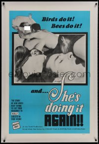 8m445 SHE'S DOING IT AGAIN linen 1sh 1969 how wives try to get their husbands to succeed at work!