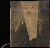 8p136 WARNER BROS FIRST NATIONAL 1933-34 Spanish campaign book 1933 two James Cagney movies!