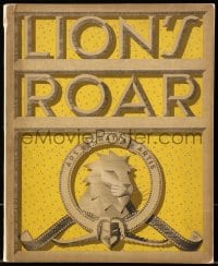 8p195 LION'S ROAR vol 1 no 2 exhibitor magazine 1941 cover art of Leo the Lion by Jacques Kapralik!