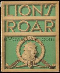 8p196 LION'S ROAR vol 1 no 3 exhibitor magazine 1941 cover art of Leo the Lion by Jacques Kapralik!