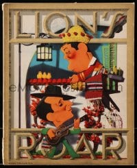 8p201 LION'S ROAR exhibitor magazine April 1942 Abbott & Costello by both Kapralik & Hirschfeld!