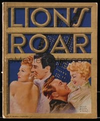 8p218 LION'S ROAR exhibitor magazine August 1945 Week-End at the Waldorf, Tex Avery, Tom & Jerry!