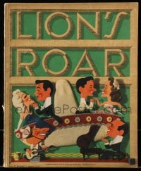 8p223 LION'S ROAR exhibitor magazine August 1946 Kapralik art for Holiday in Mexico, Hirschfeld!