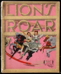 8p214 LION'S ROAR exhibitor magazine Dec 1944 Judy Garland in Meet Me in St. Louis, Kapralik art!