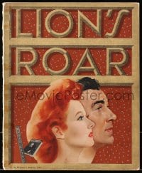 8p211 LION'S ROAR exhibitor magazine January 1944 Kapralik & Hirschfeld art, Madame Curie!