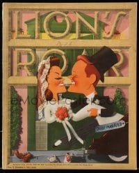 8p222 LION'S ROAR exhibitor magazine May 1946 Kapralik & Hirschfeld art, Easy to Wed & more!