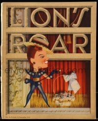 8p206 LION'S ROAR exhibitor magazine Nov 1942 Kapralik art of Garland + Screen Forecast booklet!