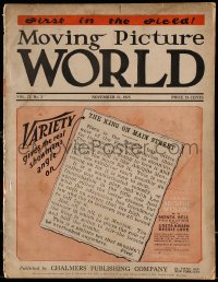 8p162 MOVING PICTURE WORLD exhibitor magazine November 21, 1925 includes great color ads!