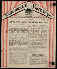 8p176 PARAMOUNT SERVICE Australian exhibitor magazine January 15, 1930 Marx Bros in The Cocoanuts!