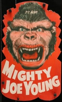 8p110 MIGHTY JOE YOUNG die-cut mobile 13x22 R1953 first Ray Harryhausen, great ape art, ultra rare!