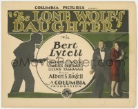 8r112 LONE WOLF'S DAUGHTER TC 1929 silhouette pointing gun at Bert Lytell & Olmstead, ultra rare!