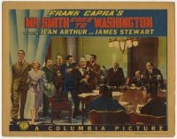 8r166 MR. SMITH GOES TO WASHINGTON LC 1939 Jack Carson stops James Stewart from interrupting Kibbee!