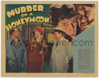 8r169 MURDER ON A HONEYMOON LC 1935 man laughs at Edna May Oliver as the famous Miss Withers!
