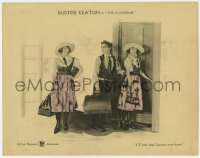 8r179 PLAYHOUSE LC 1921 Stoneface Buster Keaton w/pretty twin sisters, his best short, ultra rare!