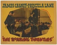 8r184 ROARING TWENTIES LC 1939 bootleggers Humphrey Bogart & James Cagney w/ whiskey crates, rare!